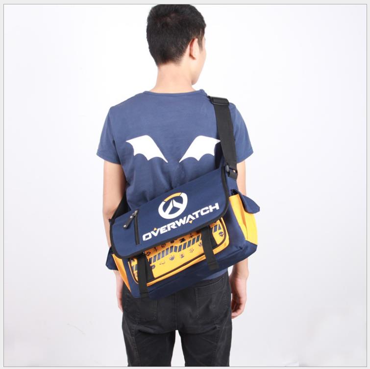Nhật Bản Anime Overwatch Cosplay Messenger Bag School Học sinh Túi đeo vai Ken Kaneki Canvas Satchel Du lịch túi của nam giới Quà tặng