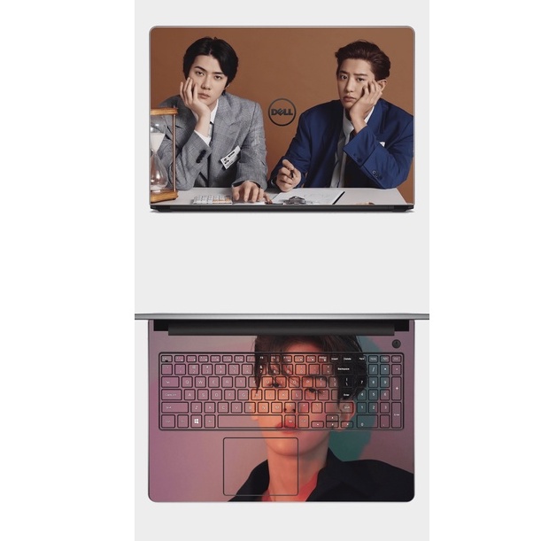 [EXO] SKIN dán Laptop in hình nhóm nhạc EXO. Đủ các dòng máy: Asus, Acer, Dell, HP,... In hình theo yêu cầu