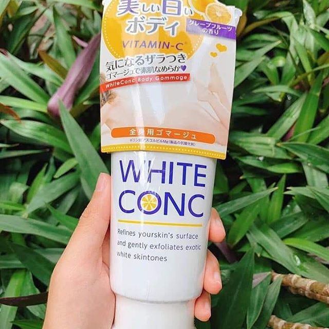 Tẩy da chết dưỡng trắng da White Conc 180g Nhật Bản