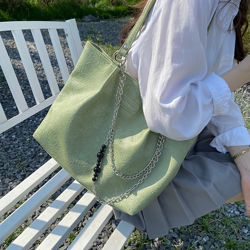 IELGY Túi Đeo Vai Cỡ Lớn Thiết Kế Đơn Giản Thời Trang Cho Nữ