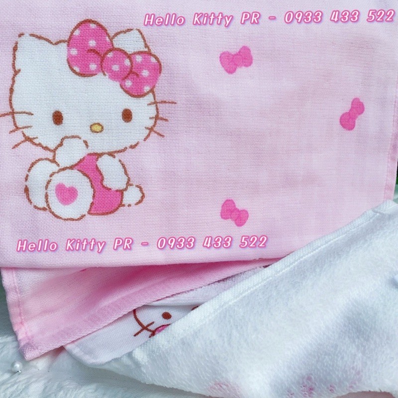 Khăn mặt, khăn tắm Hello Kitty