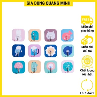 Móc treo đồ dán tường đa năng- Loại có hình