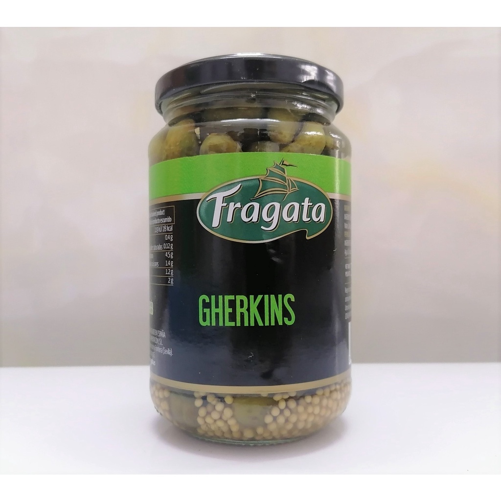 [Lọ 345g] DƯA LEO (DƯA CHUỘT) NGÂM [Spain] FRAGATA Gherkins (tgc)