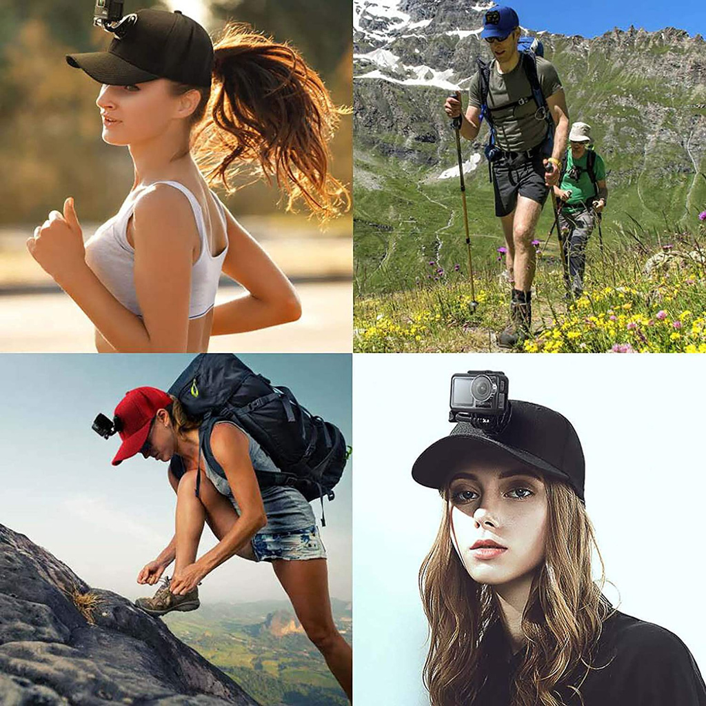Đầu chuyển đổi ngàm gắn mũ Lammcou tương thích với GoPro Hero 10 9 8 7 6 5