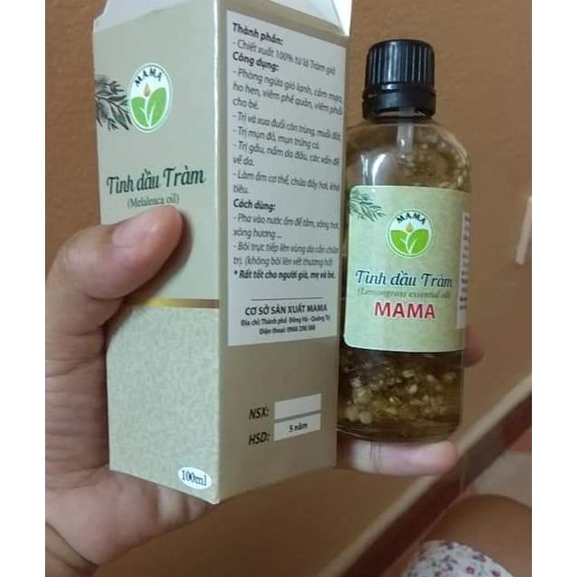 Tinh dầu tràm ngâm hoa nén