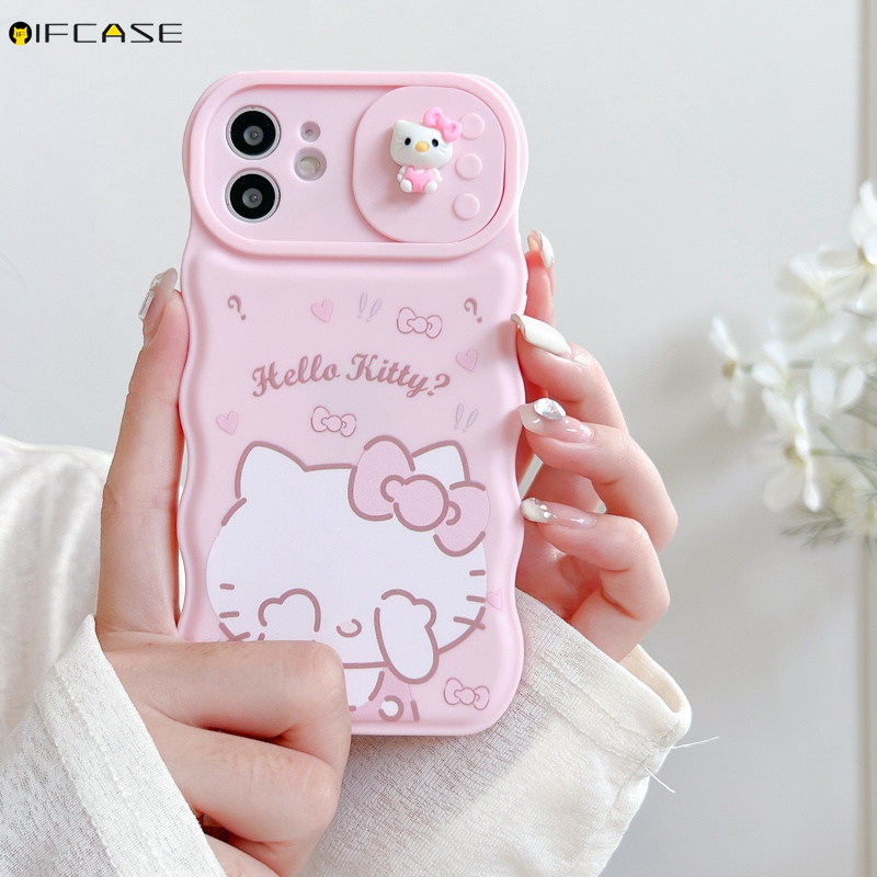 Ốp Điện Thoại Chống Sốc Họa Tiết Hello Kitty Cho iPhone 13 12 11 Pro Max XS Max XR X