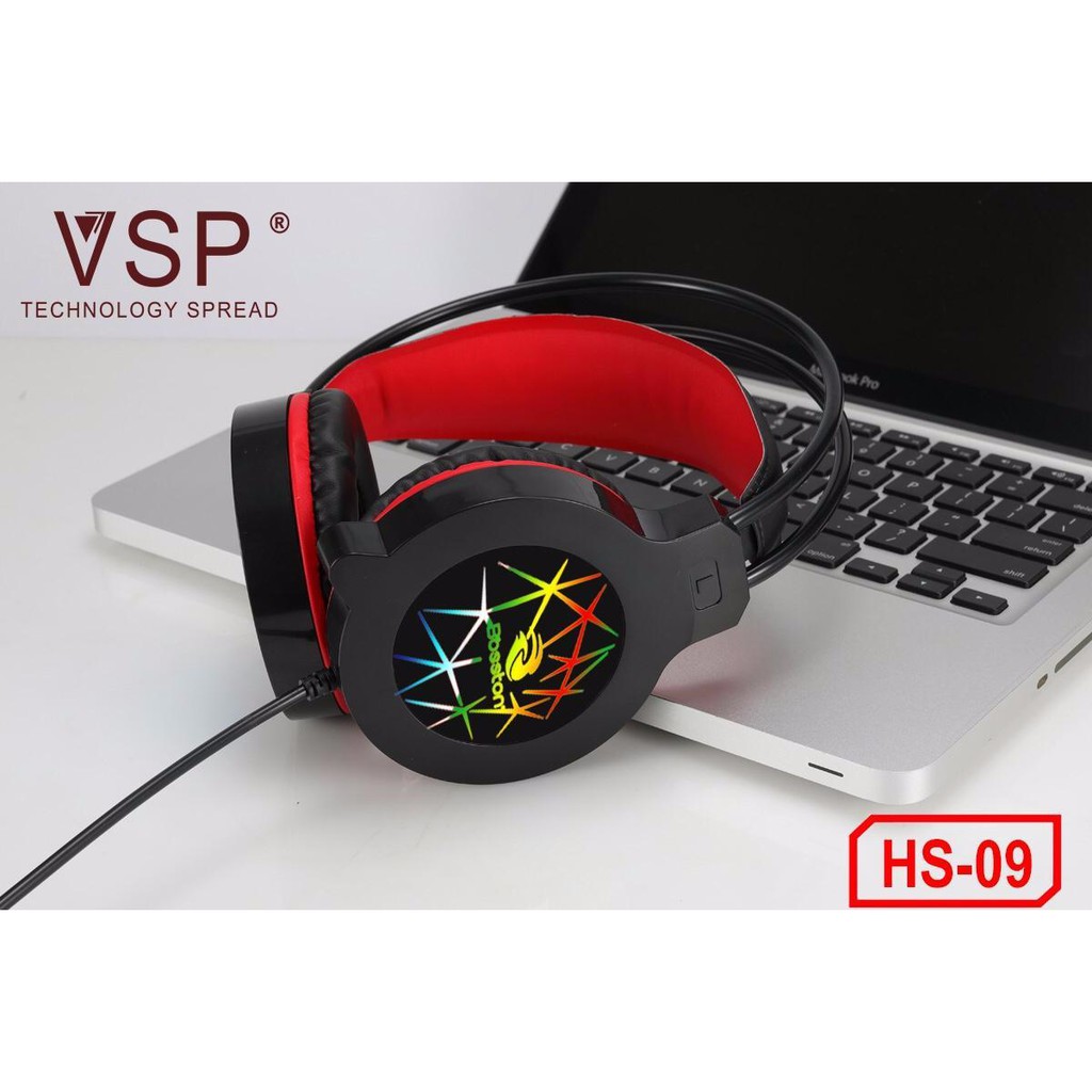 Tai nghe Bosston HS09-LED Rainbow