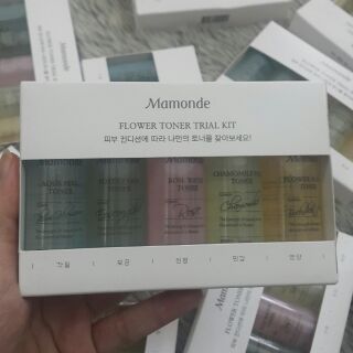 Set kit 5 lọ nước hoa hồng mamonde