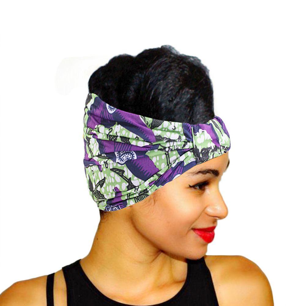 ANEMONE Băng Đô Cotton Co Dãn In Họa Tiết Châu Phi Thời Trang Cho Nữ