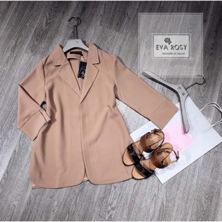 Áo blazer nâu cách điệu