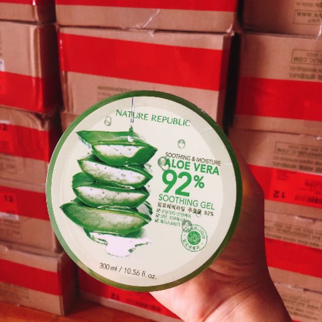 Gel lô hội Nature Republic Aloe Vera 92% chính hãng