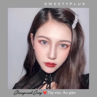 Kính áp tròng - glossy gray lens