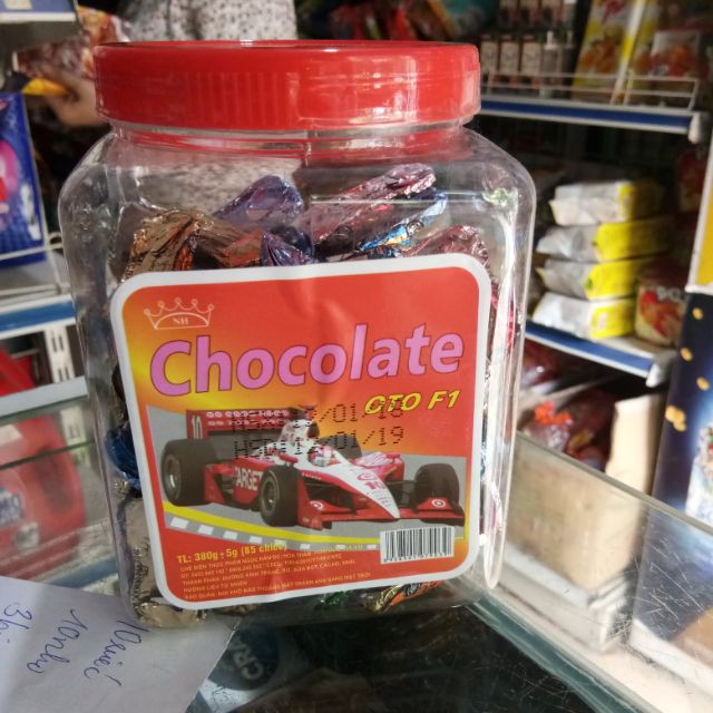 kẹo socola ngọc hân lọ 385 gram các loại