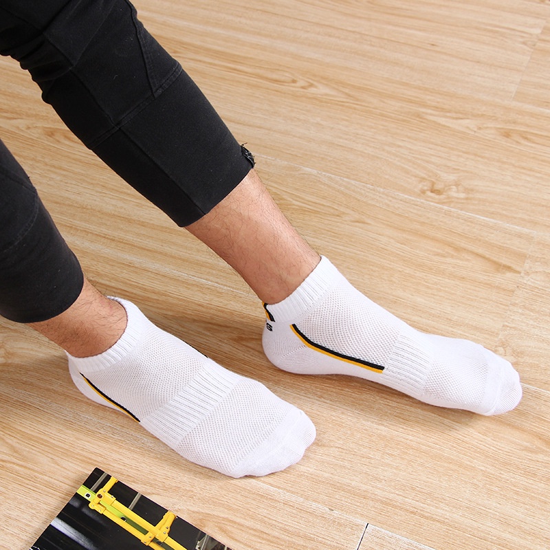 WAFNHA D207 Vớ Thể Thao Bằng Cotton Thấm Hút Mồ Hôi  Cho Nam