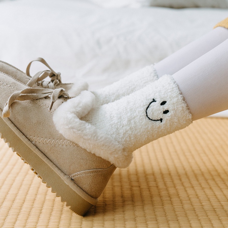 Vớ vải nhung mềm chống trượt phong cách Nhật Bản