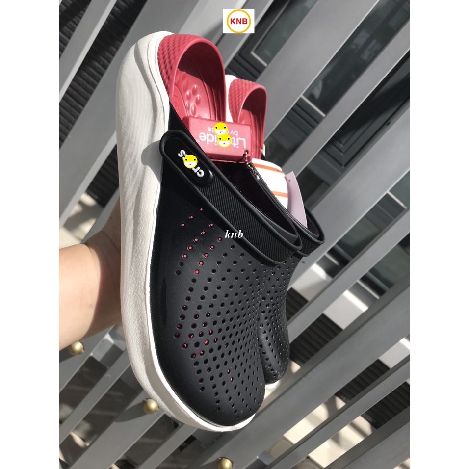 Dép cross literide quai ngang bít đầu Nam Nữ  Đen Đế Đỏ | BigBuy360 - bigbuy360.vn