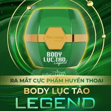 Kem Body Lục Tảo Legend Soo Young Nhật Bản Trắng Mịn Mềm Mướt Da 250gr