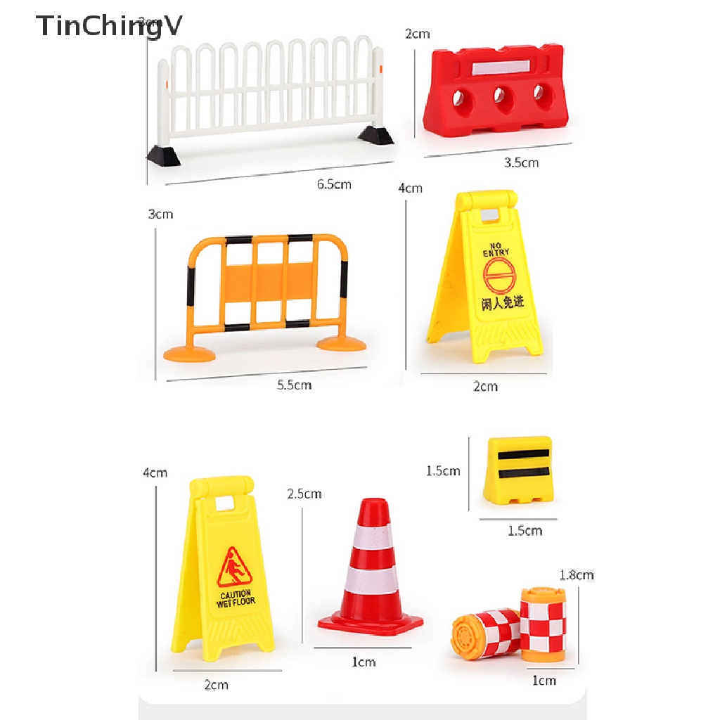 Bộ 10 Khối Cầu Đường Giao Thông Dùng Trang Trí DIY