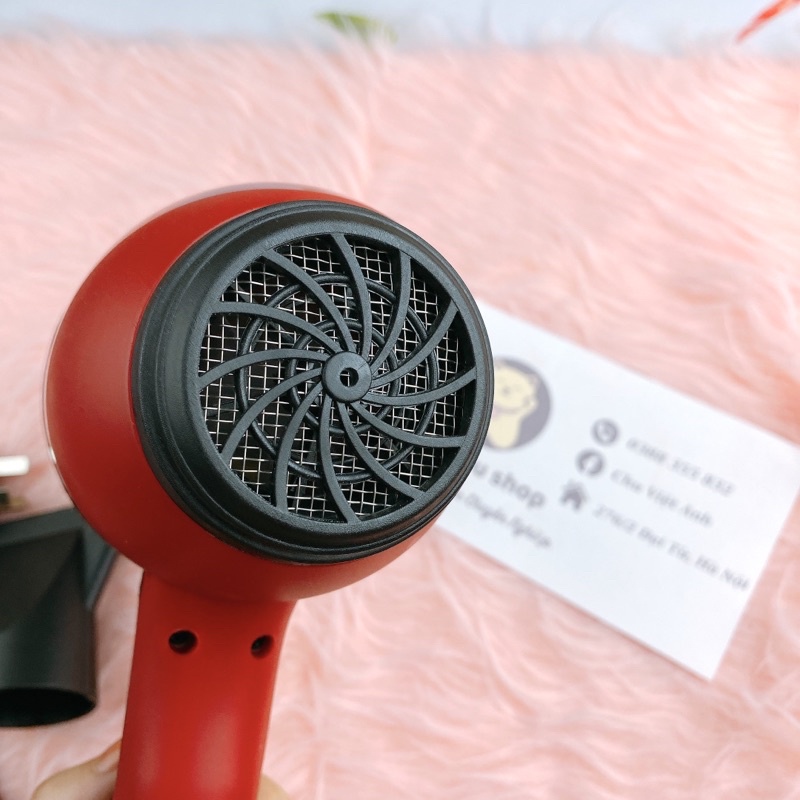 Máy sấy Pana 6688 6666 đỏ chính hãng công suất lớn dùng cho salon