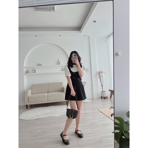 Giày Mary Jane 9029-9 hai khuy đế 3cm [ Wood shoes ]