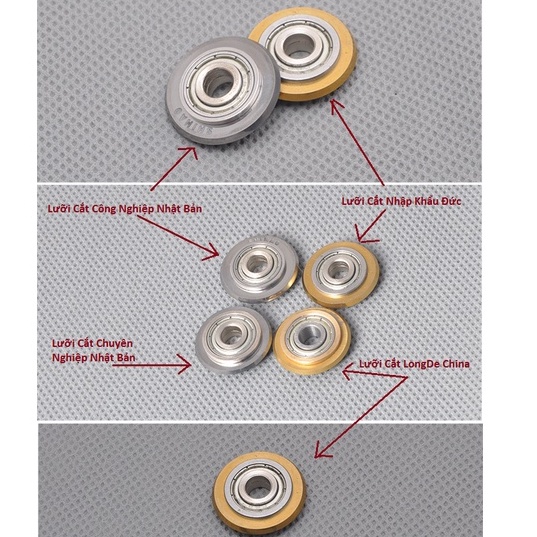 Lưỡi dao đồng xu cho bàn cắt gạch đẩy tay TOTAL THT576004B