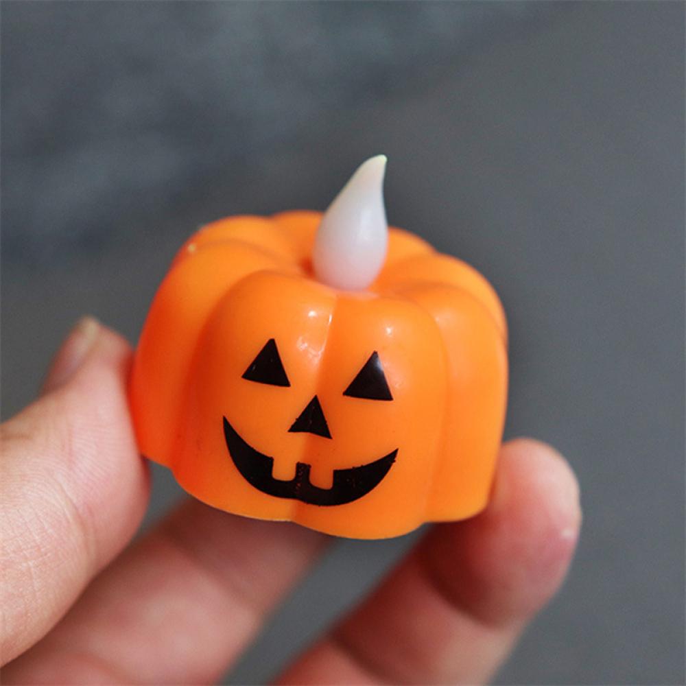 Đèn LED Hình Quả Bí Ngô Trang Trí Halloween K3W2