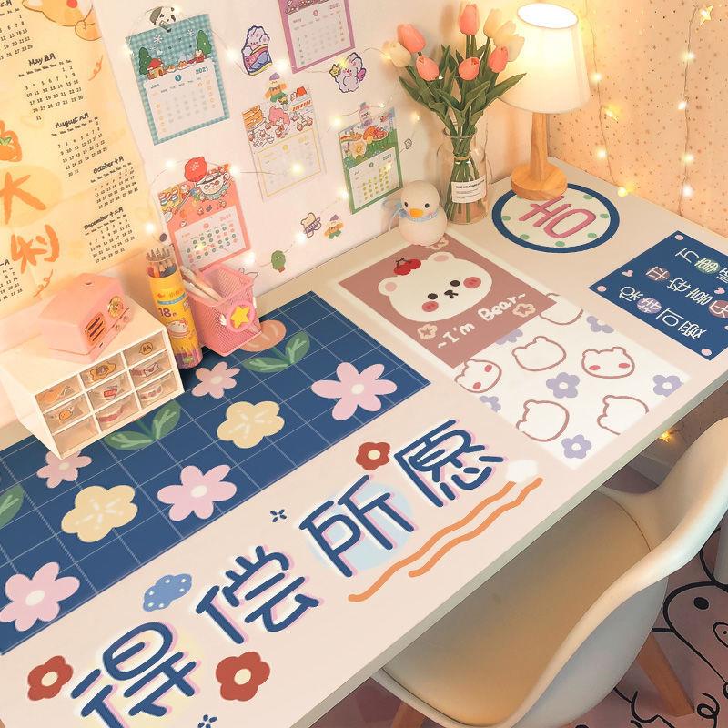 Miếng Dán Trang Trí Bàn Tự Dính Chống Thấm Nước Chống Dầu Dành Cho Học Sinh