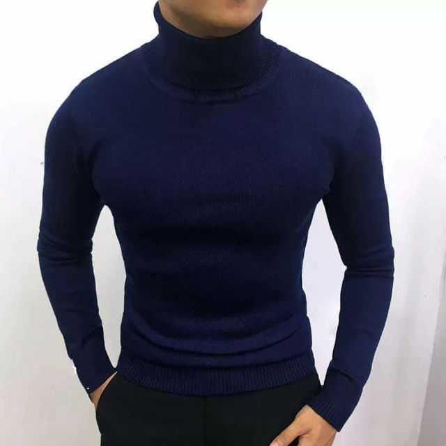 Combo áo len trơn cổ lọ + 5 đôi tất | BigBuy360 - bigbuy360.vn