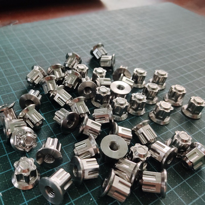 Tán bít đầu INOX - 6li  - gắn nhiều loại xe