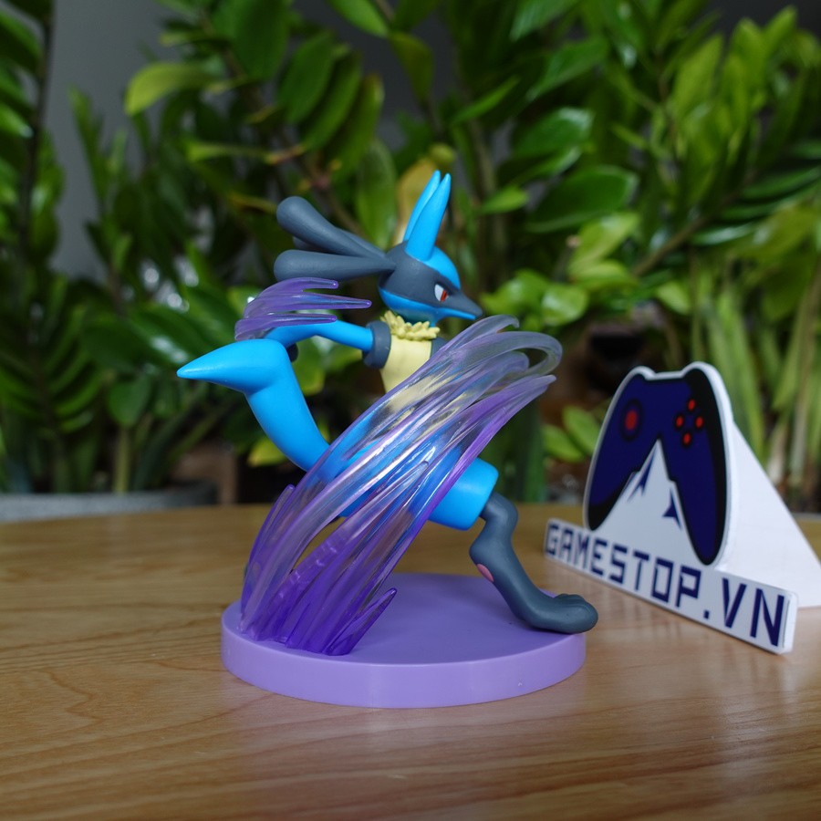 Mô hình Pokemon Lucario 12CM Metal Claw Gallery DX nhựa RESIN CHÍNH HÃNG MỸ GALDX04