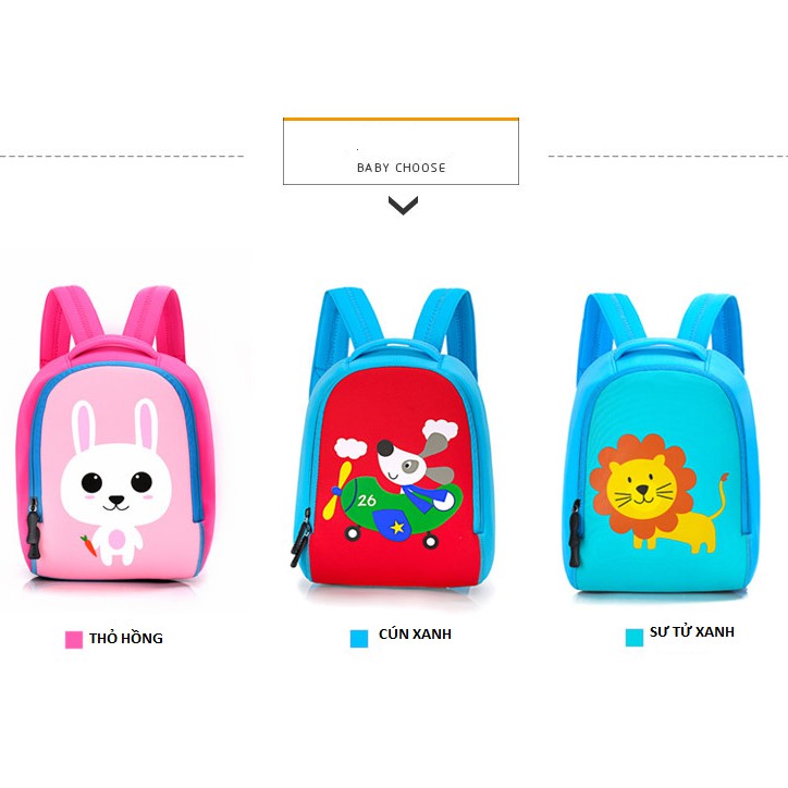 Balo NHẸ BỀN ĐẸP BABY CUTE cho bé 1-5t-MS15