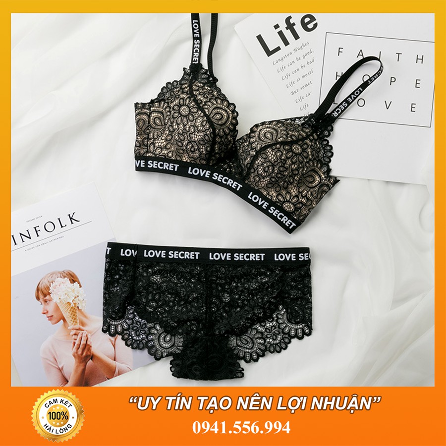 Bộ Đồ Lót Nữ Ren Love Secret Quyến Rũ LVS288