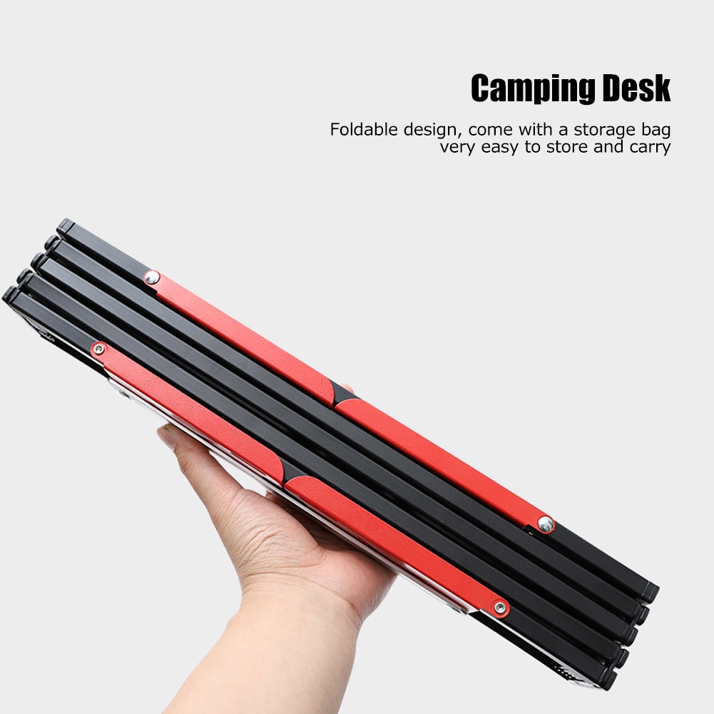 Hàng Hot Bàn Xếp Mini Bằng Hợp Kim Nhôm Di Động Tiện Dụng Mang Theo Dã Ngoại/ Cắm Trại Hàng giao ngayvirgina056