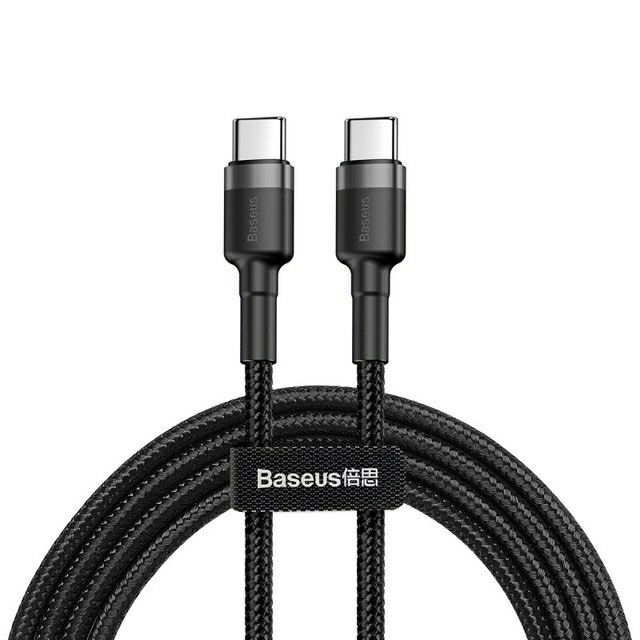 Cáp sạc nhanh &amp; truyền data tốc độ cao Baseus Cafule C to C PD cho Smartphone/ Tablet / Macbook/ Laptop Type C  1M