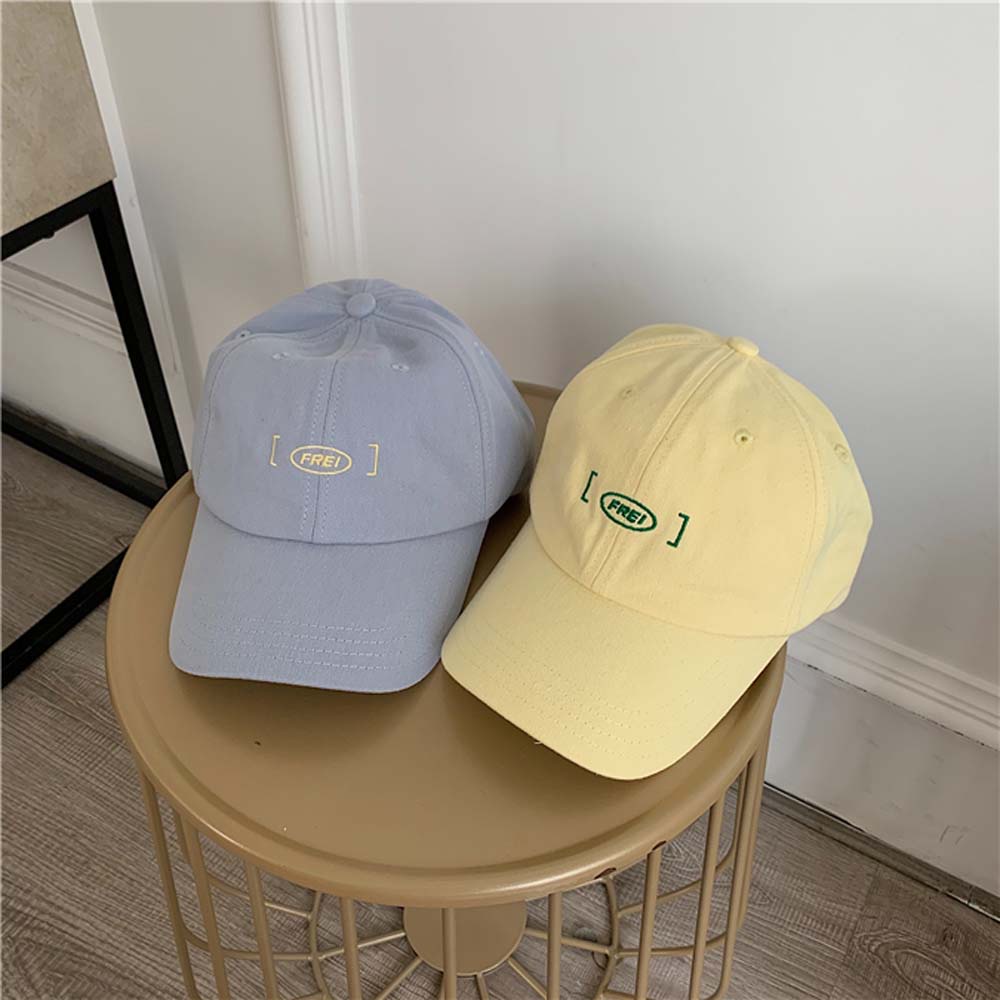 MKEB Mũ Lưỡi Trai Thêu Chữ Đơn Giản Phong Cách Hip Hop Thời Trang Hàn Quốc Trẻ Trung