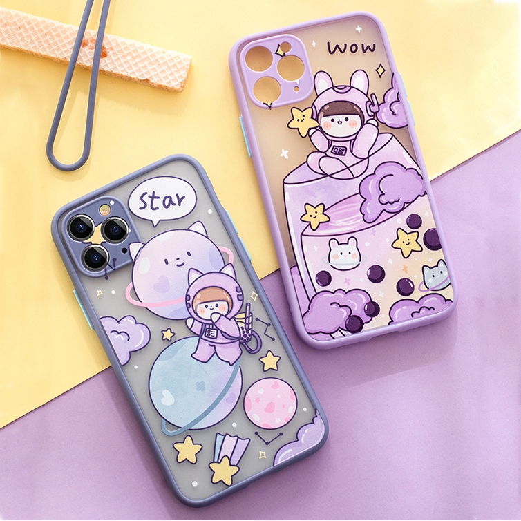 CASE OPPO A94 A54 A15 A15S A93 A53 A33 A92 A52 A91 A31 A9 A5 2020 A12 A7 A5S A3S RENO5 Reno 5F 4 4F 2F 3 F9 F11 PRO Realme 7i C17C11 C15 5 5s 5i 6i 6 7 7PRO narzo 20PRO  Planet star cartoon case