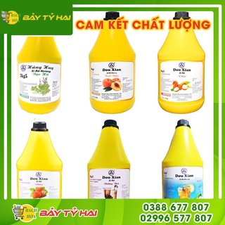 Siro Hàng Huy hương đường đen (Dou xian) bình 2kg5 - siro hàng huy, si rô douxian, siro đường đen