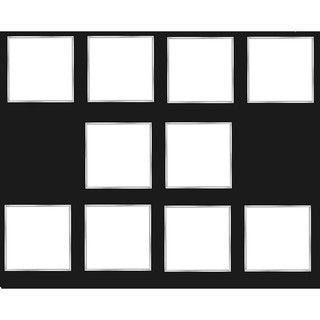 Bộ combo 10 đèn Panel 60x60cm 48w ánh sáng trắng HL Studio