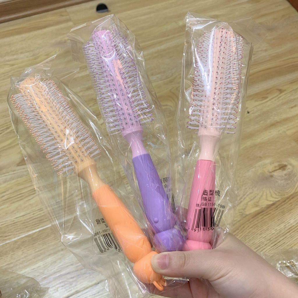 Lược chải tóc tròn gỡ rối chống tĩnh điện hình thú dễ thương chăm sóc da đầu
