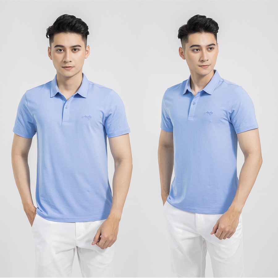 Áo thun polo nam Aristino APS036S1 phông ngắn tay cổ bẻ dáng regular fit suông vừa ba màu lựa chọn vải cotton cao cấp