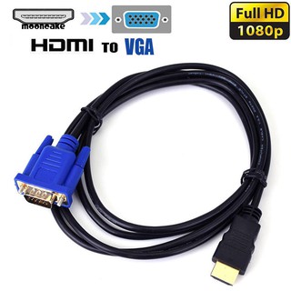 Dây cáp chuyển đổi đầu HDMI 1080P sang đầu VGA 15pin cho máy tính TV