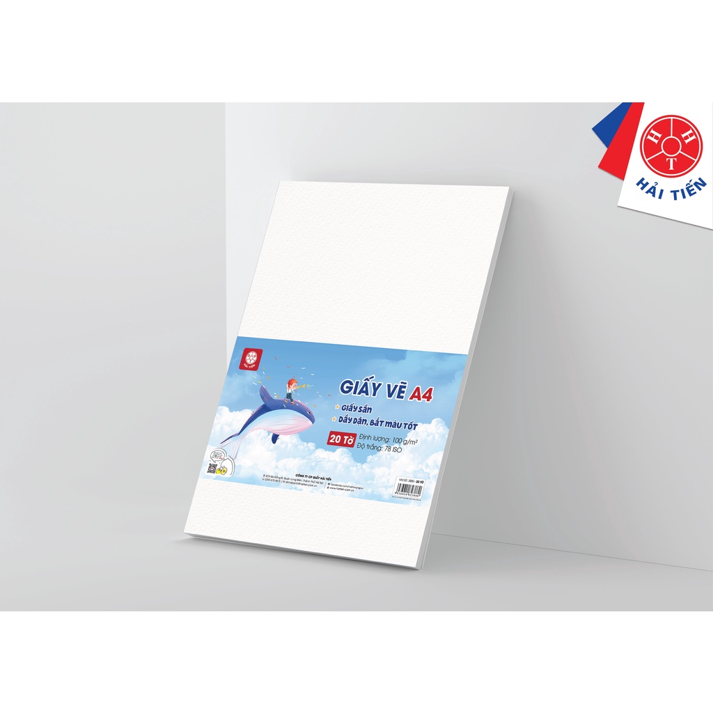 Giấy Vẽ A4 - Giấy Vàng Sần  1 Tập Hải Tiến - Văn Phòng Phẩm Bảo Nam