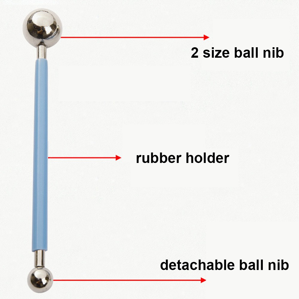 Bộ 4 cây bút bi ngòi thép không gỉ SeamiArt dùng làm đất sét/khuôn/điêu khắc/DIY