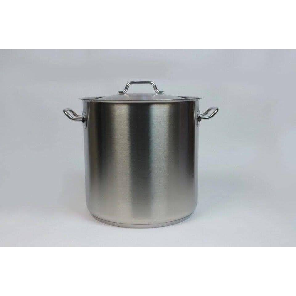 NỒI HẦM - NỒI SÚP CỠ LỚN SIZE 28-32-36-40-45-50CM INOX 304 ĐÁY 3 LỚP THƯƠNG HIỆU BE HOME