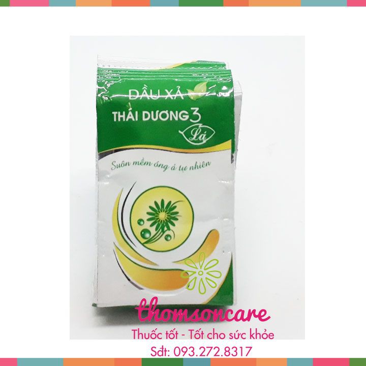Dầu gội và xả dược liệu Thái Dương 3 - Dây 10 gói - Phù hợp mọi loại tóc - Mượt mà, lành tính từ thảo dược | BigBuy360 - bigbuy360.vn