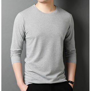 ( Hot Sale * ) Áo thun nam tay dài mặc thu đông, giữ nhiệt, chất cotton co giãn, dáng ôm cao cấp