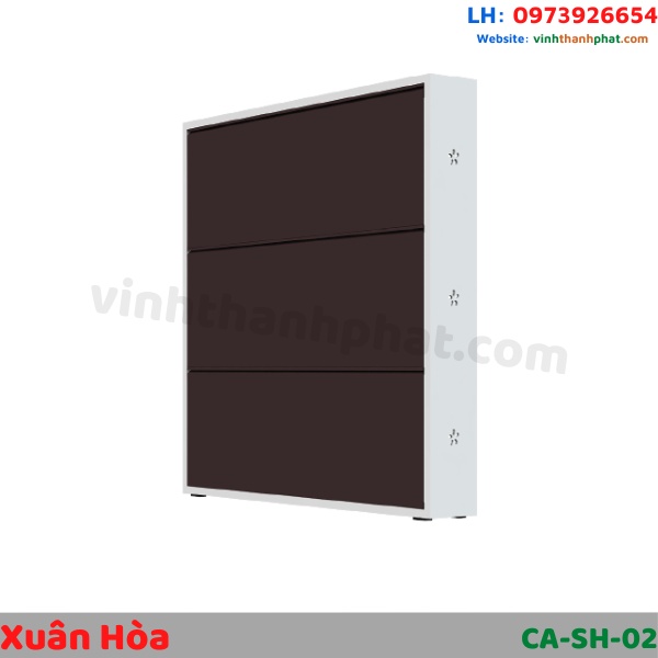 Tủ giày dép xuân hòa chất liệu bằng thép sơn bột tĩnh điện cao cấp