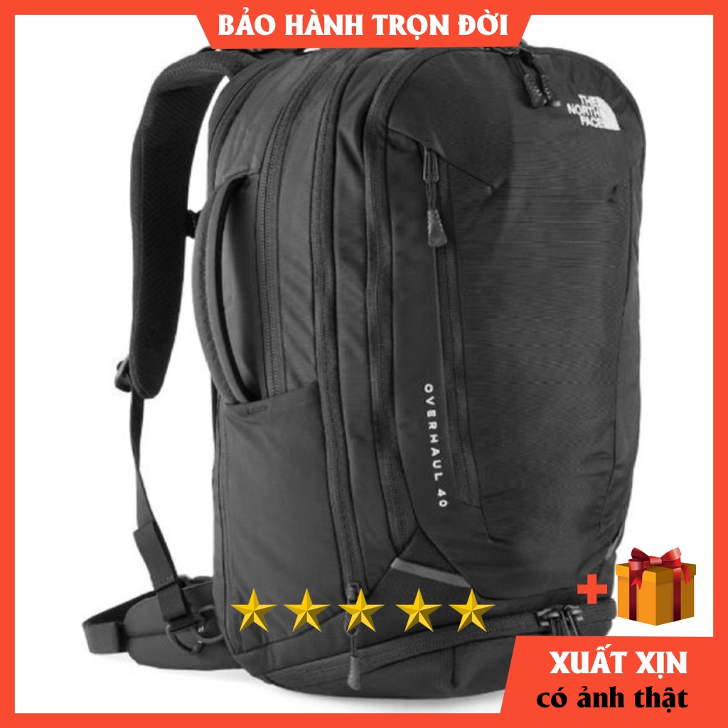 Balo The North face Overhaul 40L Cao Cấp BẢO HÀNH TRỌN ĐỜI [ NHIỀU NGĂN TIỆN DỤNG] ngăn riêng đựng laptop