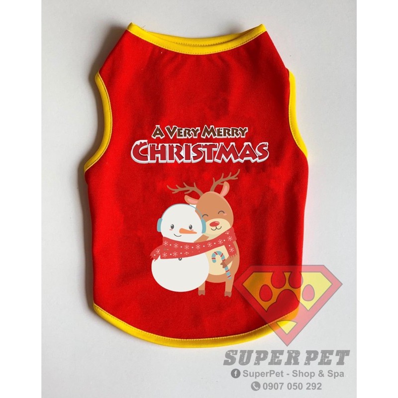 ÁO THÚ CƯNG NOEL NGƯỜI TUYẾT SIÊU XINH GIÁ RẺ
