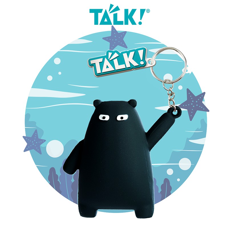 Móc khóa 3D Thỏ Bảy Màu - Gấu Aka - Talk!